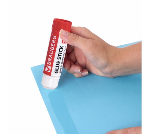 Клей-карандаш 25 г ВЫГОДНАЯ УПАКОВКА BRAUBERG, 3 штуки на блистере, 271306