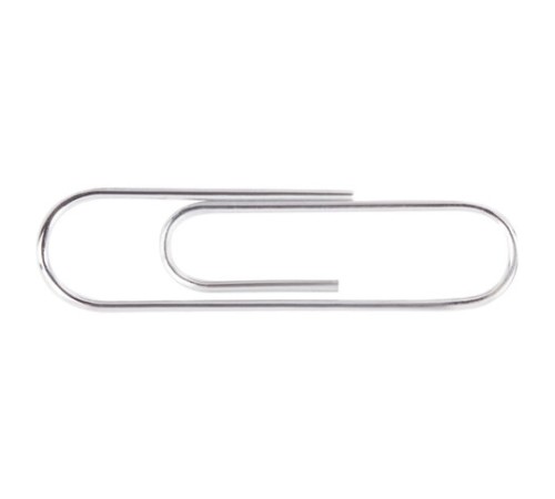 Скрепки EXTRA BRAUBERG 28 мм никелированные 100 штук, 271312