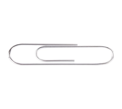 Скрепки большие EXTRA BRAUBERG 50 мм никелированные 50 штук, 271314