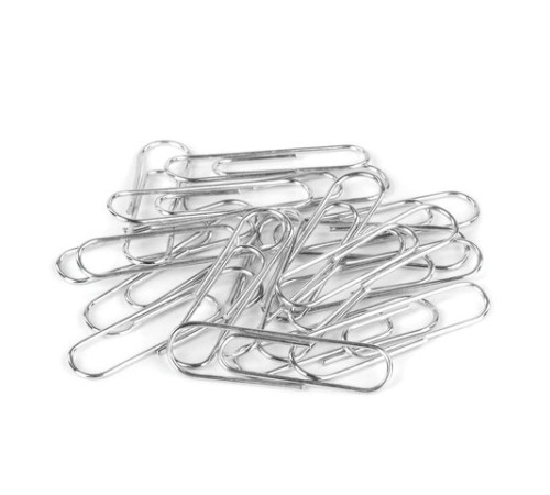 Скрепки большие EXTRA BRAUBERG 50 мм никелированные 50 штук, 271314
