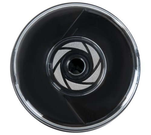 Точилка электрическая BRAUBERG DOUBLE BLADE BLACK, двойное лезвие, питание от 2 батареек АА, 271336