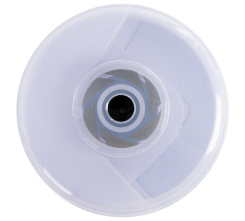 Точилка электрическая BRAUBERG DOUBLE BLADE WHITE, двойное лезвие, питание от 2 батареек, 271337