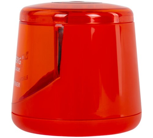 Точилка электрическая BRAUBERG DOUBLE BLADE RED, двойное лезвие, питание от 2 батареек АА, 271338