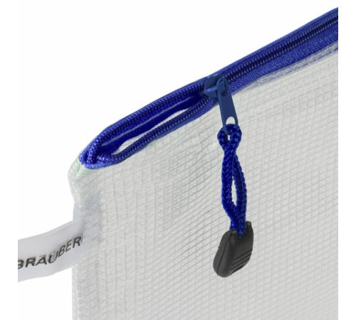 Папка-конверт СУПЕР КОМПЛЕКТ на молнии ПЛОТНЫЕ, 6 шт. (А4 - 2 шт., А5 - 4 шт.), сетчатая, BRAUBERG, 271347