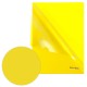 Папка-уголок жесткая А4, желтая, 0,15 мм, BRAUBERG EXTRA, 271705