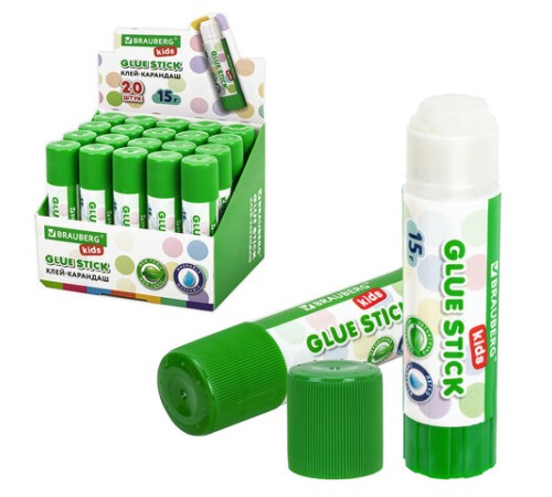 Клей-карандаш BRAUBERG KIDS 15 г, 271710