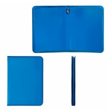 Папка для документов и тетрадей на молнии пластиковая BRAUBERG А4, 320х230 мм, синяя, 271715