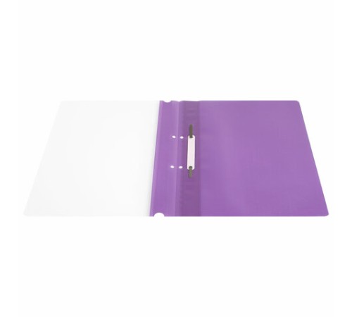 Скоросшиватель пластиковый с перфорацией STAFF, А4, 100/120 мкм, фиолетовый, 271720