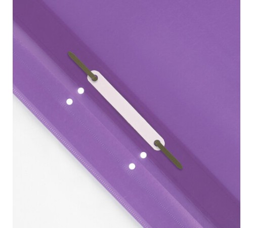 Скоросшиватель пластиковый с перфорацией STAFF, А4, 100/120 мкм, фиолетовый, 271720