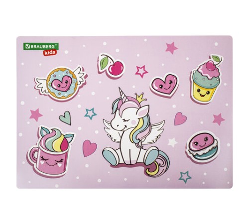 Настольное покрытие BRAUBERG KIDS, А3+, пластик, 46x33 см, 