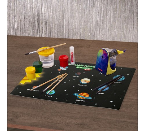 Настольное покрытие BRAUBERG KIDS, А3+, пластик, 46x33 см, 