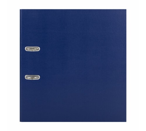 Папка-регистратор ШИРОКИЙ КОРЕШОК 90 мм с покрытием из ПВХ, синяя, BRAUBERG, 271836