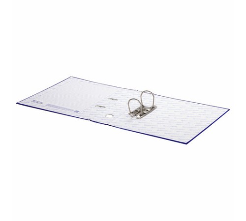 Папка-регистратор ШИРОКИЙ КОРЕШОК 90 мм с покрытием из ПВХ, синяя, BRAUBERG, 271836