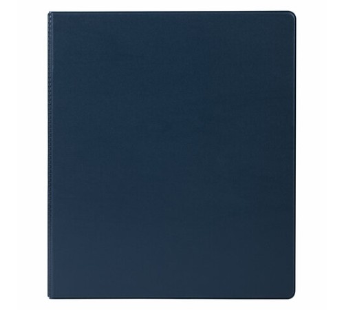 Папка на 2 кольцах, ПРОЧНАЯ, картон/ПВХ, BRAUBERG 