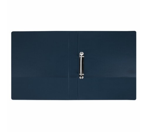 Папка на 2 кольцах, ПРОЧНАЯ, картон/ПВХ, BRAUBERG 