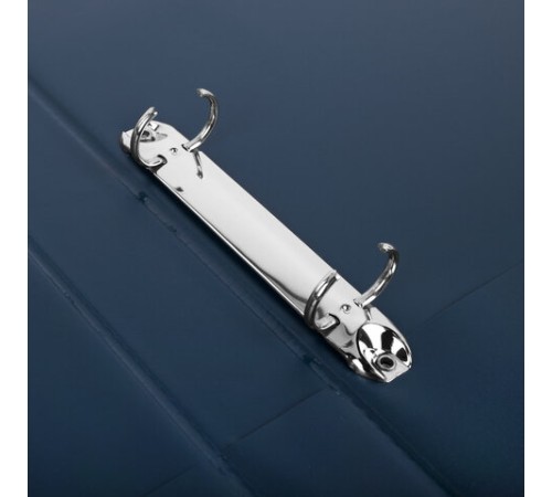 Папка на 2 кольцах, ПРОЧНАЯ, картон/ПВХ, BRAUBERG 