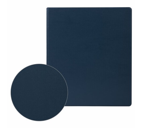 Папка на 2 кольцах, ПРОЧНАЯ, картон/ПВХ, BRAUBERG 