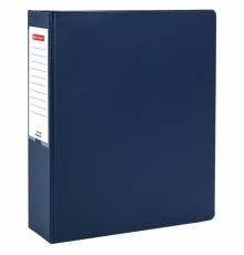 Папка на 2 кольцах, ПРОЧНАЯ, картон/ПВХ, BRAUBERG 