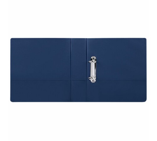 Папка на 2 кольцах, ПРОЧНАЯ, картон/ПВХ, BRAUBERG 