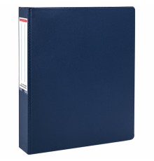 Папка на 4 кольцах, ПРОЧНАЯ, картон/ПВХ, BRAUBERG 