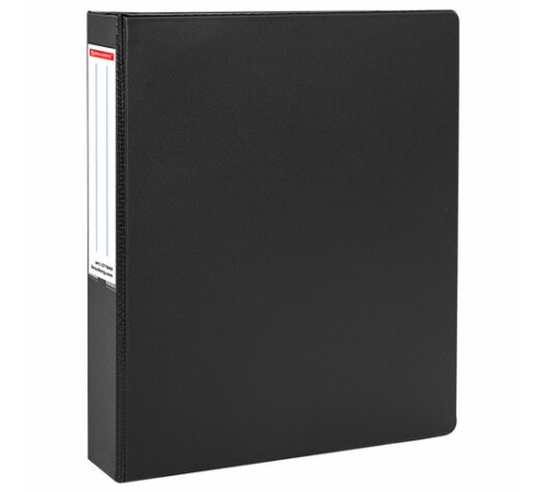 Папка на 4 кольцах, ПРОЧНАЯ, картон/ПВХ, BRAUBERG 