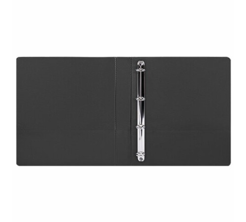 Папка на 4 кольцах, ПРОЧНАЯ, картон/ПВХ, BRAUBERG 