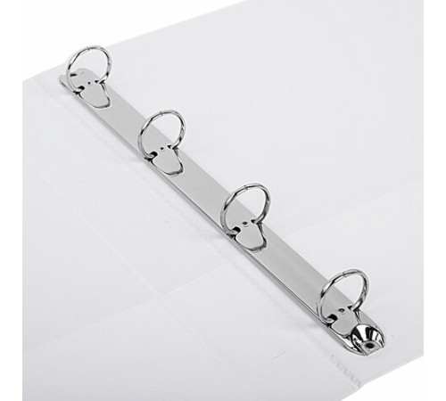 Папка ПАНОРАМА на 4 кольцах, ПРОЧНАЯ, картон/ПВХ, BRAUBERG 