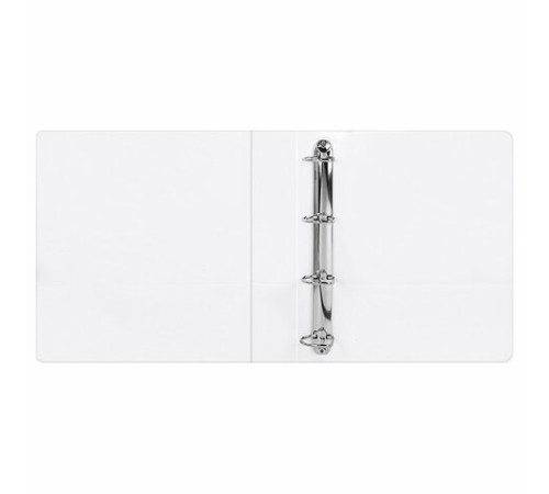 Папка ПАНОРАМА на 4 кольцах, ПРОЧНАЯ, картон/ПВХ, BRAUBERG 