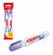 Ручка-корректор 10 мл ВЫГОДНАЯ УПАКОВКА, КОМПЛЕКТ 2 штуки, BRAUBERG CLASSIC, 271920