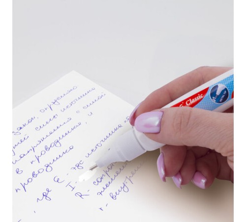 Ручка-корректор 10 мл ВЫГОДНАЯ УПАКОВКА, КОМПЛЕКТ 2 штуки, BRAUBERG CLASSIC, 271920