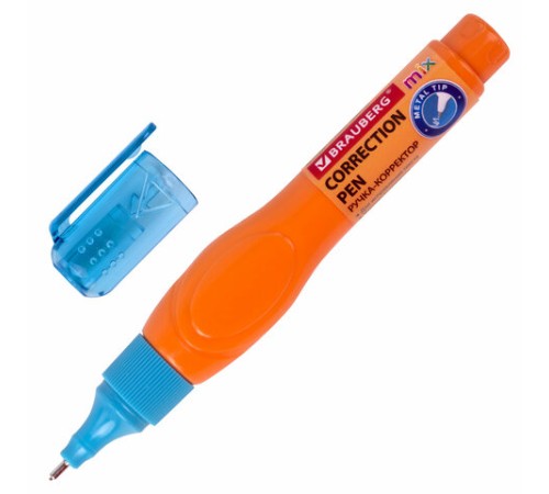 Ручка-корректор 10 мл ВЫГОДНАЯ УПАКОВКА, КОМПЛЕКТ 3 штуки, BRAUBERG MIX, 271921