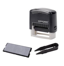 Штамп самонаборный 3-строчный ОФИСМАГ, оттиск 38х14 мм, 