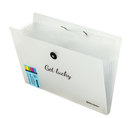 Папка-органайзер на резинке 8 отделений, BRAUBERG 