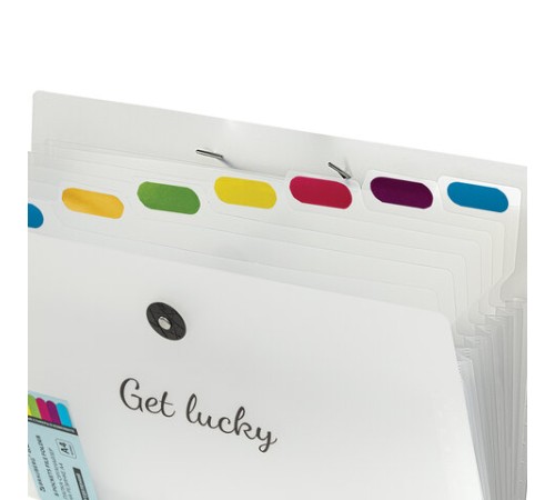 Папка-органайзер на резинке 8 отделений, BRAUBERG 