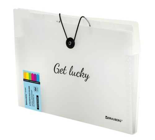 Папка-органайзер на резинке 8 отделений, BRAUBERG 