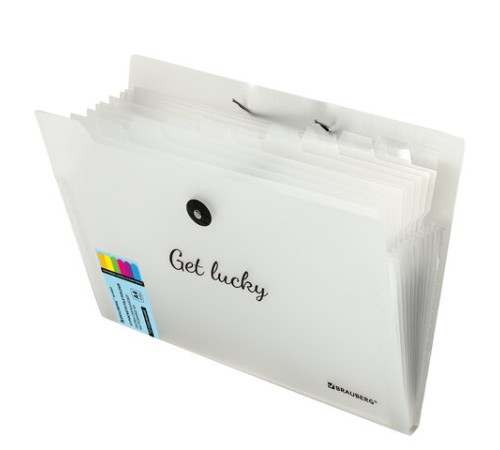 Папка-органайзер на резинке 12 отделений, BRAUBERG 