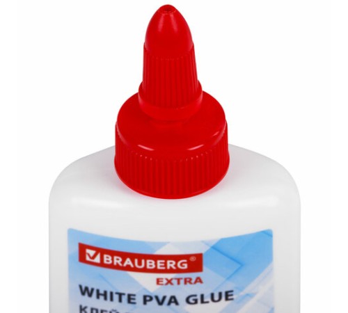Клей ПВА, усиленный, BRAUBERG Extra (бумага, фотографии, картон, дерево), 45 г, 271938