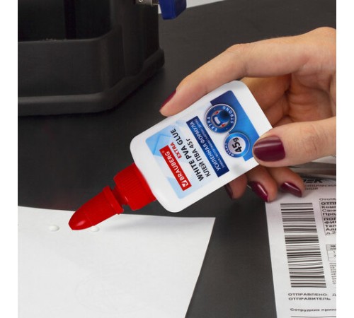 Клей ПВА, усиленный, BRAUBERG Extra (бумага, фотографии, картон, дерево), 45 г, 271938