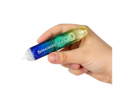 Корректирующая лента двусторонняя 5 мм x 10 м, BRAUBERG 