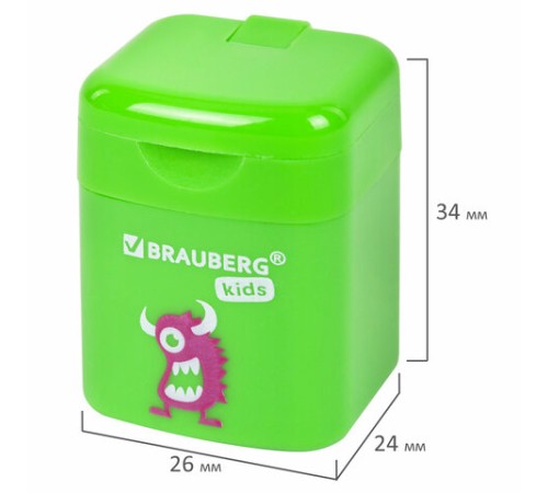 Точилка BRAUBERG KIDS 