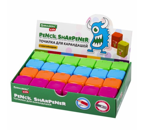 Точилка BRAUBERG KIDS 