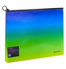 Папка-конверт расширяющаяся на молнии BRAUBERG 