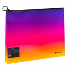 Папка-конверт расширяющаяся на молнии BRAUBERG 