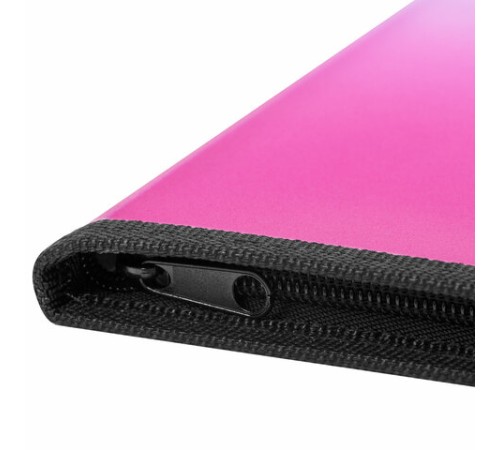 Папка объемная на молнии пластиковая BRAUBERG 