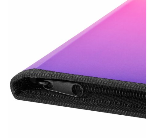 Папка объемная на молнии пластиковая BRAUBERG 