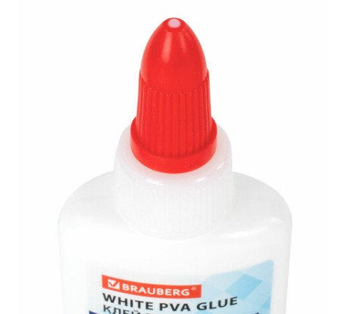 Набор клея BRAUBERG (клей-карандаш PVP 10 г, клей ПВА 45 г, клей ПВА 20 г с кисточкой), блистер, 271978