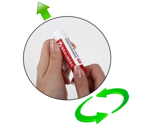 Набор: клей + ножницы BRAUBERG (клей-карандаш PVP 10 г, клей ПВА 45 г, ножницы 13 см), блистер, 271979