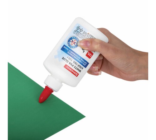 Набор клея BRAUBERG (клей-карандаш PVP 15 г, клей ПВА 125 г), блистер, 271980