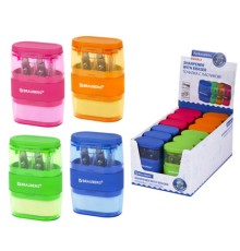 Точилка с ластиком 2 в 1 BRAUBERG 