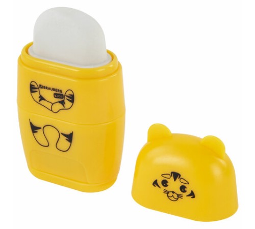 Точилка с ластиком 2 в 1 BRAUBERG KIDS 